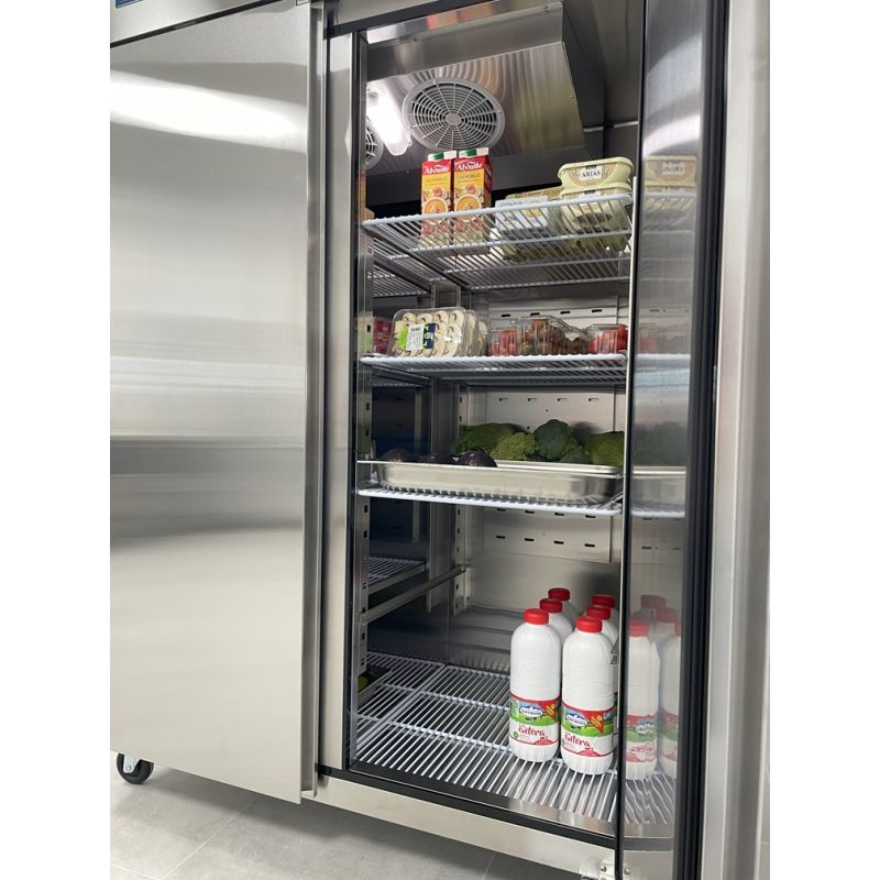 Large Double Door GN 2/1 Refrigerator R1300SVN