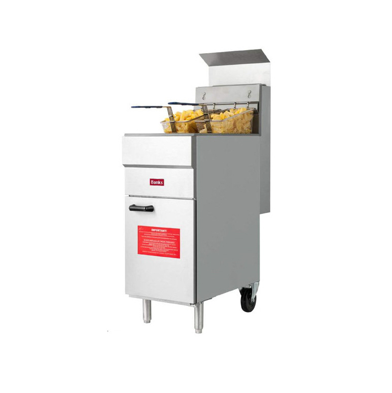 BANKS GF30N Gas Freestanding Fryer – Natural Gas
