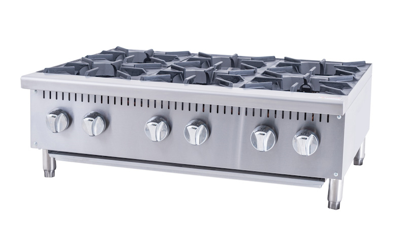 Banks B60H-NAT 6 Burner Hob – Natural Gas, 44kW Output