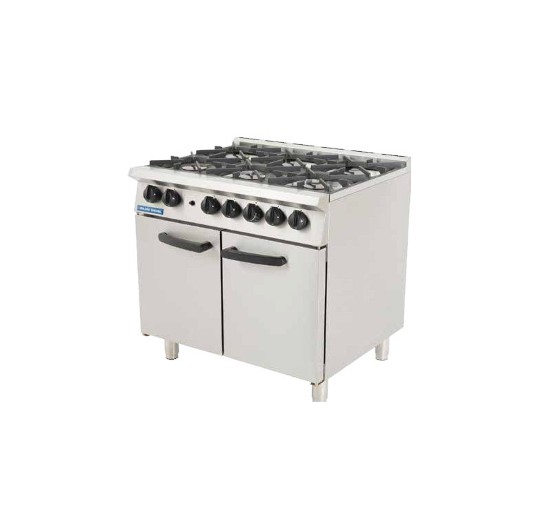 Blue Seal G750-6 Natural Gas 6 Burner Range
