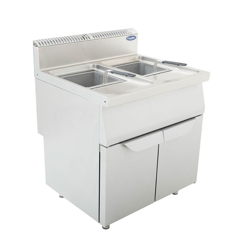 CookRite AT7G8F-F Twin Tank Fryer – LPG