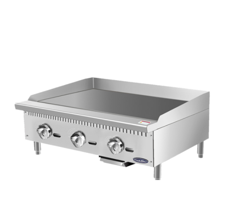 Cookrite CGR910 Gas Griddle – 3-Burner, 910mm Wide (Nat Gas + LPG Kit)
