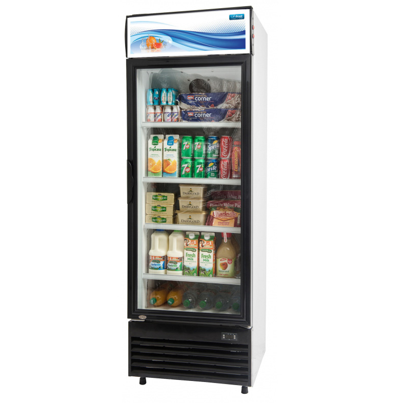 Unifrost GDR300 Display Fridge – 300L Upright Chiller, Lockable Door