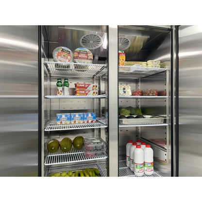 Large Double Door GN 2/1 Refrigerator R1300SVN