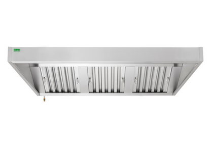 A canopy filter, typically used in hydroponic systems, consisting of a metal frame with filter media.