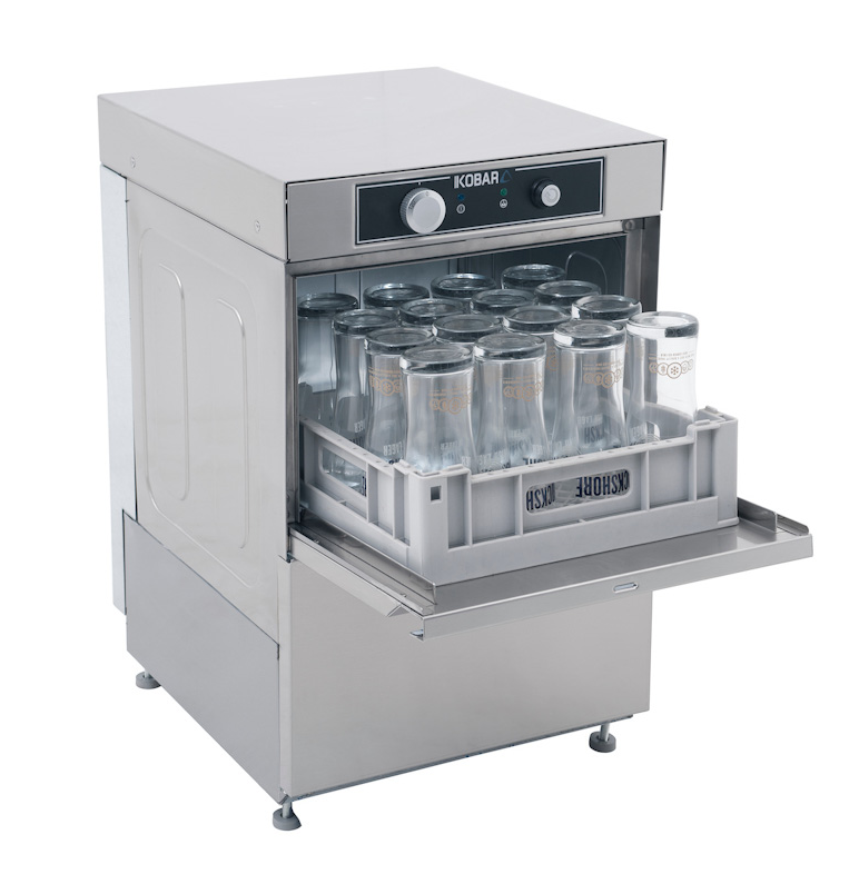 Kobar K400 Max Glasswasher with Drain & Detergent Pump 3kW