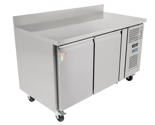 UNIFROST CR1360G 2 DOOR COUNTER REFRIGERATOR WITH UPSTAND