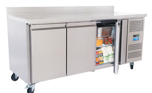 UNIFROST CR1800G 3 DOOR COUNTER REFRIGERATOR WITH UPSTAND