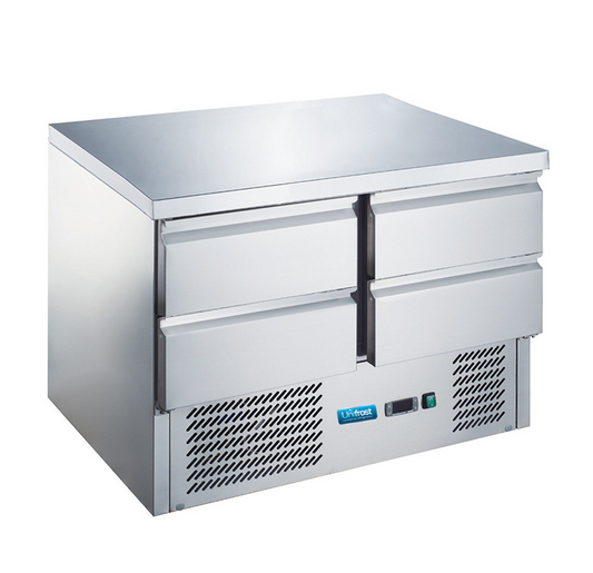 UNIFROST CRS90G-4D 4 DRAWER COMPACT COUNTER REFRIGERATOR