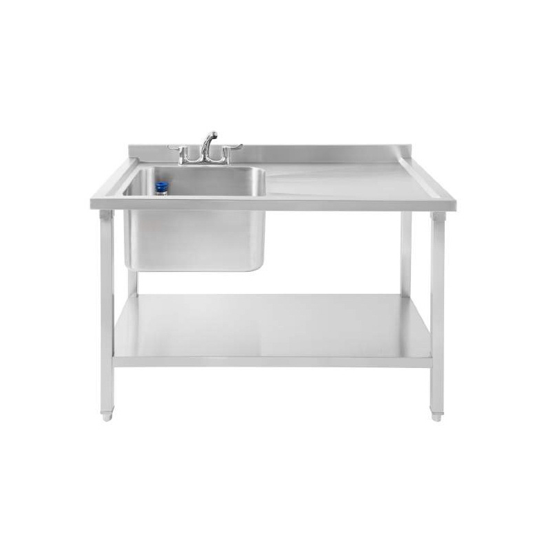 ATLAS SBRD1200 SINGLE BOWL SINK RIGHT HAND DRAIN 1200