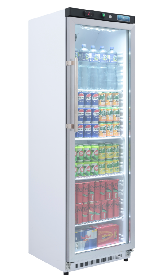 Unifrost GDR401 Display Chiller – 370L, Reversible Door, LED Light