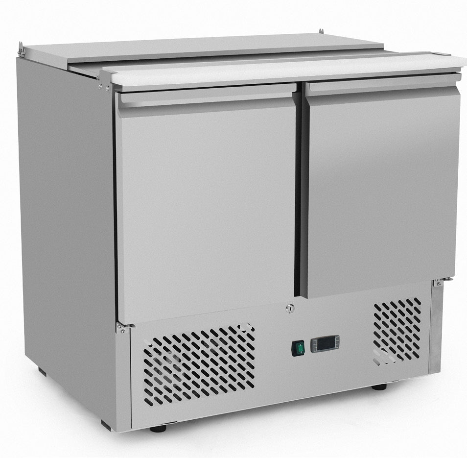 Unifrost SA900GS Saladette Preparation Refrigerator – 2 Door, GN1/1